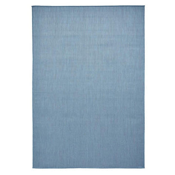 POP! Plain Durable Stain-Resistant Weatherproof Flatweave In-Outdoor Blue Rug-Think Rugs-Rug Love - The Most Loved Rug Store